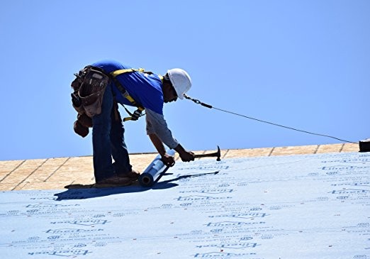 Waterproof Foam Shock Pad Synthetic Roofing Underlayment Custom Printed With Aluminium Film 2