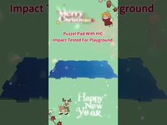 Playground Shock Pad Underlay Puzzle Pad Soft Fall Anti Fatigue Foam Turf Shock Pad