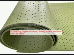 8-15mm Polyethylene Shock Pad Underlay Artificial Turf Lapangan Sepak Bola FIFA Pitches