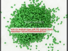 Anti-UV Artificial Grass Infill TPE Granule Shock Absorption Sepak bola/Golf/Basketball/Gym
