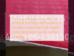 Premium Pattern Shock Pad untuk Artificial Turf Berkinerja Tinggi
