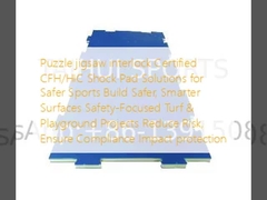 Puzzle jigsaw interlock Certified CFH/HIC Shock Pad Solutions for Safer Sports Build Safer, Smarter Surfaces Safety-focused Turf & Playground Projects Mengurangi risiko, memastikan kepatuhan Perlindungan dampak