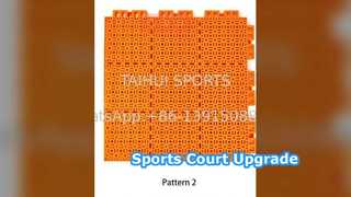 Lantai Olahraga Tahan Lama Drainase Mudah Dipasang